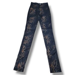 JC JQ Jeans Size Small W22"L30.5" JC & JQ Stretchy Skinny Jeans Snake Skin Print